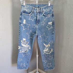 Carmar Denim Hermia Peyton Rhinestone Star Jeans